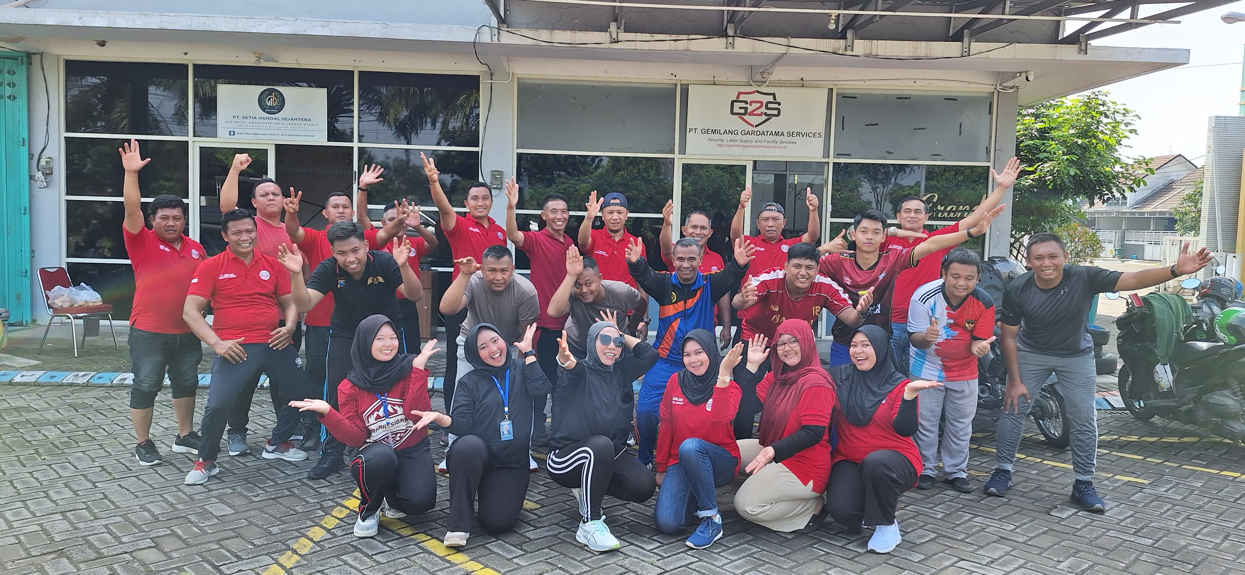 Senam Pagi Bersama Staff & Manajemen